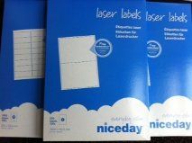 18 PER SHEET LASER LABELS 18 PER SHEET LASER LABELS
