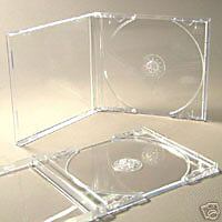 CD CASES COMPLETE WITH CLEAR INSERT TRAYS -FREEDEL CD CASES COMPLETE WITH CLEAR INSERT TRAYS -FREEDEL