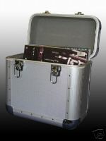 12" SILVER ALUMINIUM DJ FLIGHT CASES 