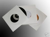 200 7" WHITE PAPER RECORD SLEEVES - FREE UK DEL 