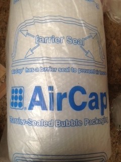 2 ROLLS AIRCAP BUBBLE WRAP 300MM X 50M WIDE LARGE BUBBLES + FREE 24H 