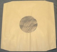 500 12" WHITE POLYLINED PAPER RECORD SLEEVES 