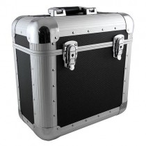 12" BLACK ALUMINIUM DJ FLIGHT CASES 