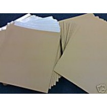 200 12" BROWN RECORD MAILERS AND 400 STIFFENERS 