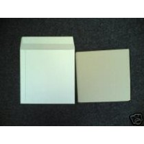 10 7" WHITE RECORD MAILERS AND 15 STIFFENERS 