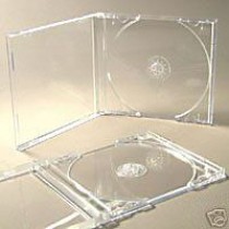 20 CD ALBUM CASES WITH CLEAR TRAYS 