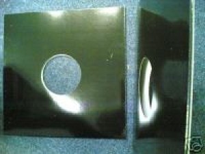 50 12" BLACK SPINED ALBUM RECORD SLEEVES 