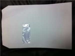 1000 X WHITE C4 ENVELOPES,WITH WINDOW, SELF-SEAL +24h  