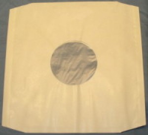 1000 12" WHITE POLYLINED PAPER RECORD SLEEVES 